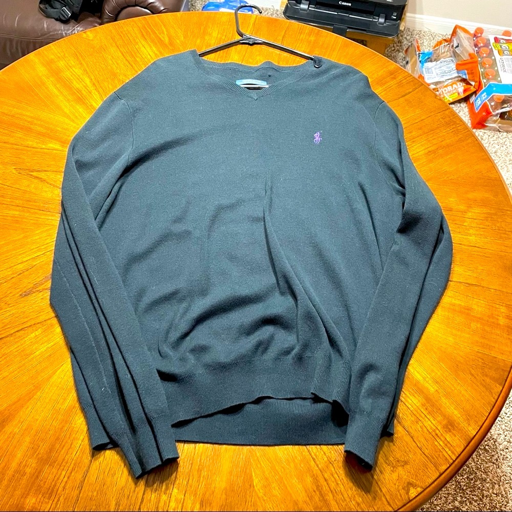 Black & Purple Polo Ralph Lauren Sweater Mens large